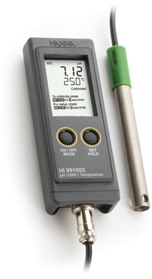 Портативный рН-метр/термометр/ОВП HANNA HI 991002N (-2...+16 pH, pH/ORP/T)