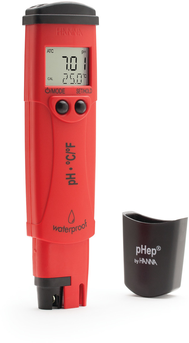 Карманный рН-метр/термометр влагонепроницаемый HANNA HI 98127 pHep 4 (-2...+16 pH, pH/T) — миниатюра 3