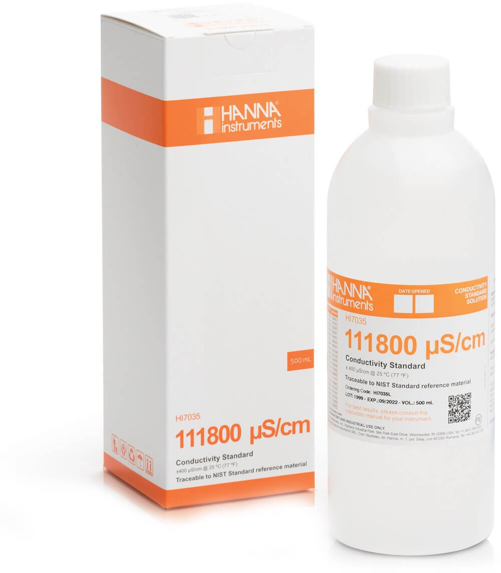 Калибровочный раствор 111800 мкСм/см HANNA HI 7035L (500мл)
