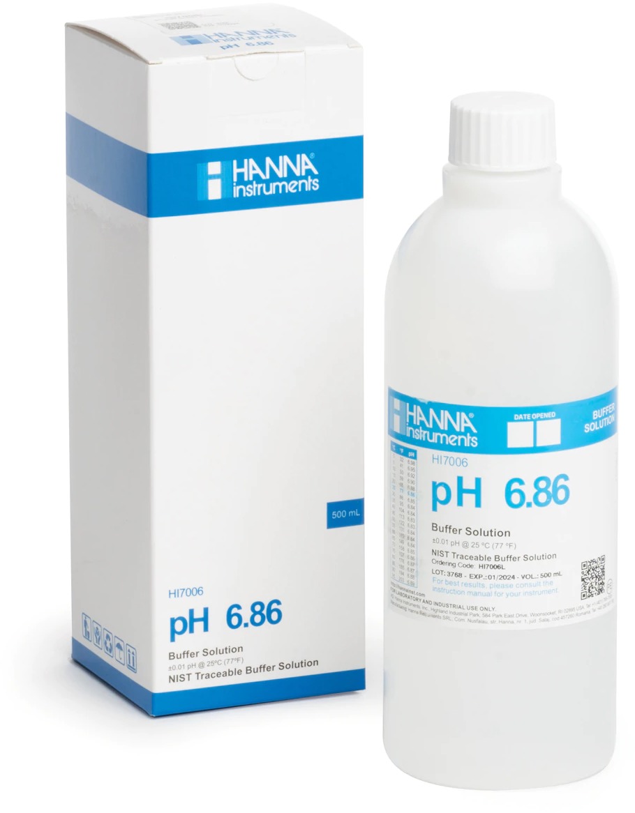 Калибровочный раствор рН 6,86 HANNA HI 7006L (500мл)