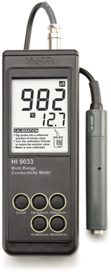 Портативный кондуктометр HANNA HI 9033 (0...199.9 мСм/см)