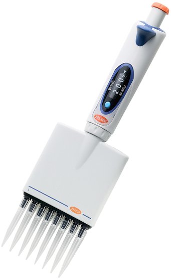 Механический дозатор 8-канальный Sartorius BioHit 725140 mLINE (30-300 мкл)