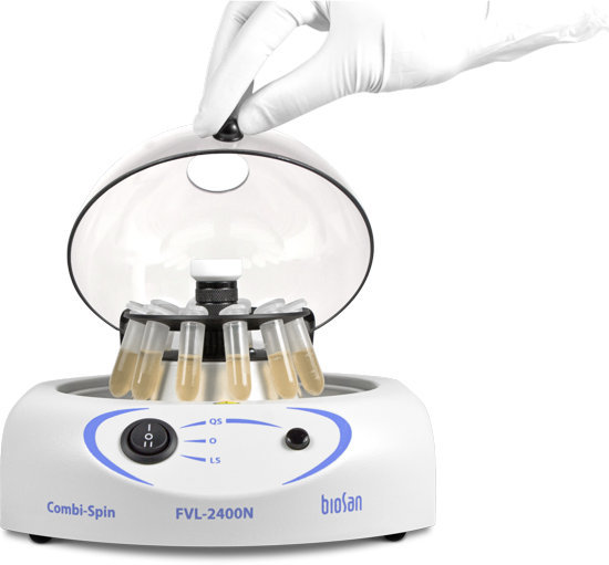 Мини центрифуга-вортекс Комбиспин BioSan FVL-2400N — миниатюра 2