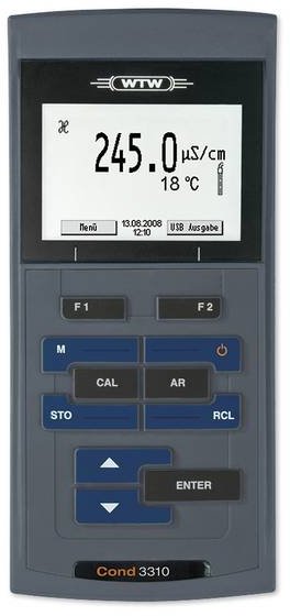Портативный кондуктометр/солемер/термометр WTW inoLab 2CA300 Cond 3310 (EC/TDS/T, без датчиков) (0...1000 мСм/см)