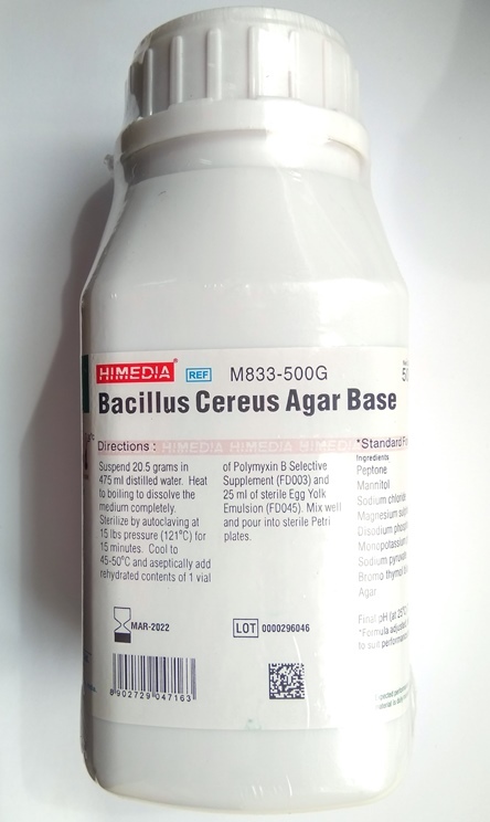 Основа агара для Bacillus cereus HiMedia M833-500G (уп/500 гр)