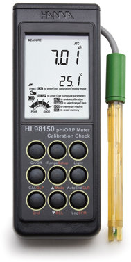 Портативный рН/ОВП-метр HANNA HI 98150 (-4...+20 pH, pH/ORP/T)