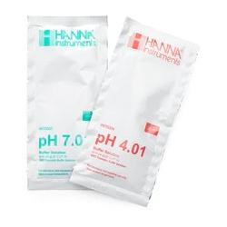 Комбинированный калибровочный раствор рН 4,01; рН 7.01 HANNA HI 77400P (10пакетов/20мл)