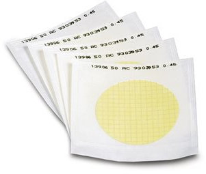 Sartorius 13006--47---ACN Фильтры мембранные, размер пор 0.45 мкм, нитрат целлюлоза, диаметр 47 мм, стерильные, серые с белой сеткой (уп/100 шт)