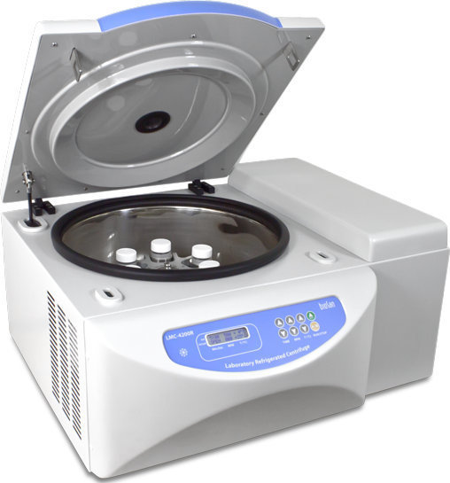 Лабораторная центрифуга с охлаждением BioSan LMC-4200R (с ротором R-6)