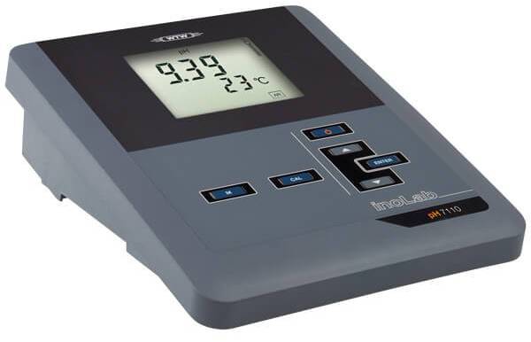 Стационарный рН-метр/милливольтметр/термометр WTW 1AA112 inoLab рН 7110 SET 2 (pH/mV/T, с электродом и датчиком температуры)