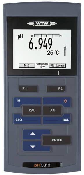 Портативный pH-метр/милливольтметр/термометр WTW 2AA312 ProfiLine pH 3310 SET 2 (-2...+20 pH, pH/mV/T, с электродом)