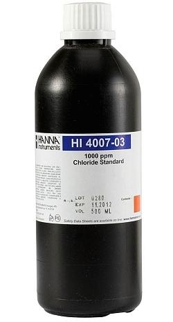 Стандартный раствор хлорида 1000 мг/л HANNA HI 4007-03 (500 мл)