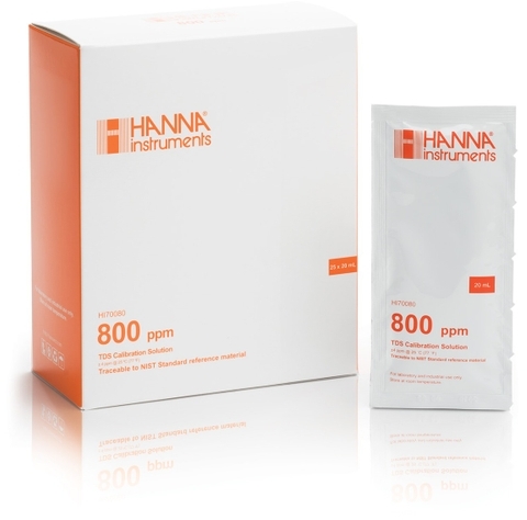 Раствор для калибровки 800 мкСм/см HANNA HI 70080P (25х20 мл)