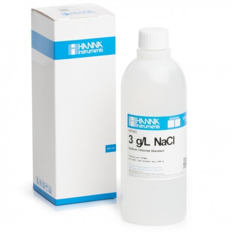 Стандартный раствор 3 г/л NaCL HANNA HI 7083L (500 мл)