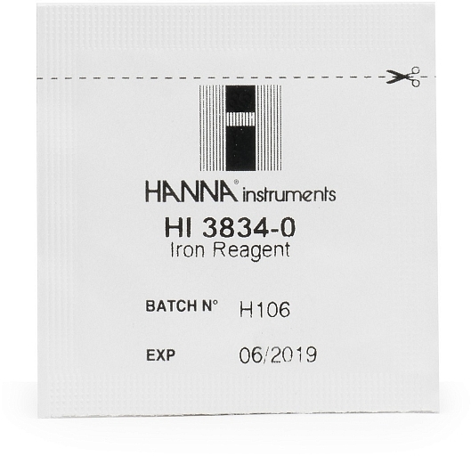 Набор реактивов на железо HANNA HI 3834-050 (50 тестов)
