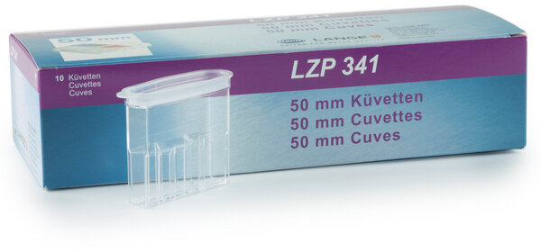 Кювета прямоугольная HACH LZP341 (50 мм, 10 шт.)