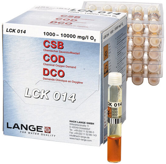 Кюветный тест для ХПК HACH LCK014 (25 тестов)