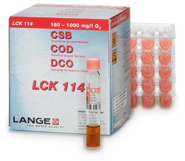 Кюветный тест для ХПК HACH LCK114 (25 тестов)