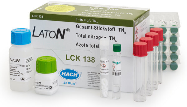 Кюветный тест для общего азота HACH LCK138 (25 тестов)