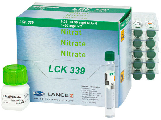 Кюветный тест для нитрата HACH LCK339 (25 тестов)