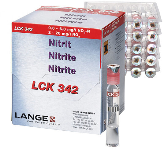 Кюветный тест для нитрита HACH LCK342 (25 тестов)