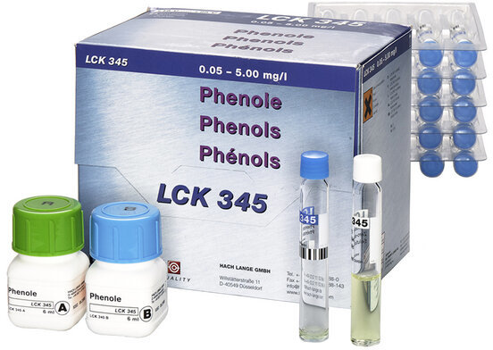 Кюветный тест для фенолов HACH LCK345 (24 теста)