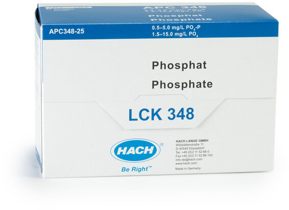 Кюветный тест для общего и ортофосфата HACH LCK348 (25 тестов)