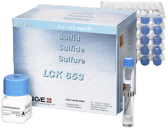 Кюветный тест для сульфида HACH LCK653 (25 тестов)