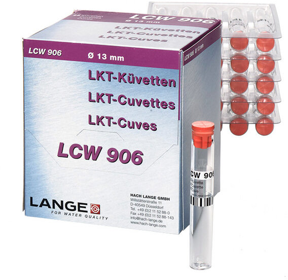 Кювета круглая HACH LCW906 (13 мл, 25 шт.)