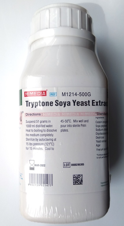 Дрожжевой триптон-соевый агар HiMedia M1214-500G (уп/500 гр)