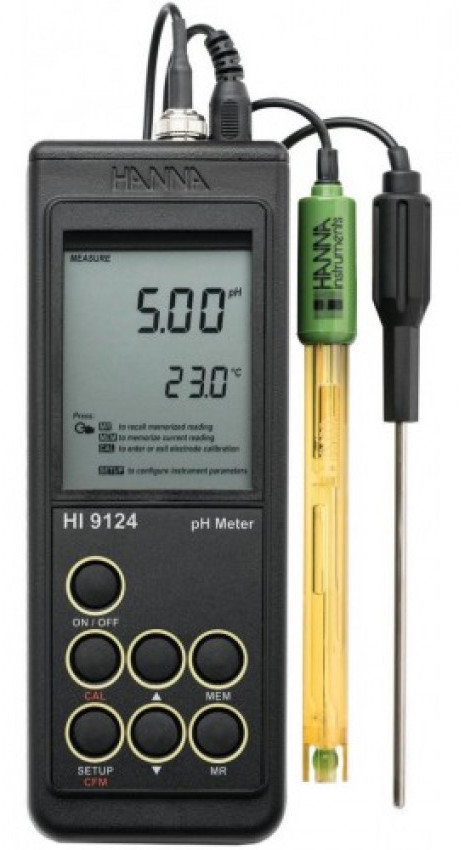 рН-метр с электродом HANNA HI1230В HANNA HI 9124 (-2...+16 pH)