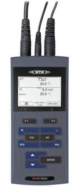 Портативный pH-метр/милливольтметр/кондуктометр/солемер WTW ProfiLine 2FA312 Multi 3320 SET 2 (-2...+20 pH)