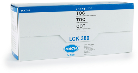 Тест-набор на общий органический углерод HACH LCK380 (25 тестов) — миниатюра 2