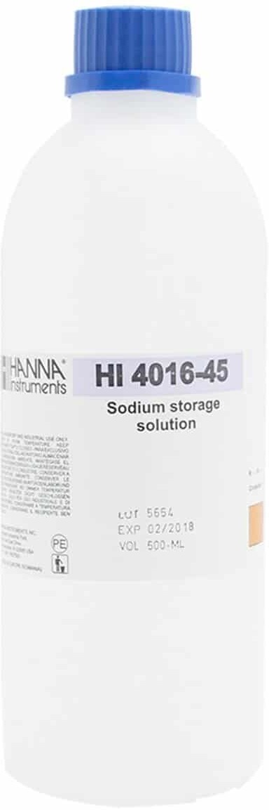 Раствор для хранения Na-электродов HANNA HI 4016-45 (500 мл)
