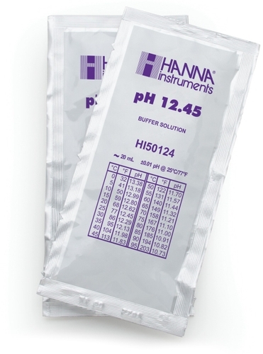 Раствор для калибровки рН 12.45 HANNA HI 50124-02 (25х20 мл)