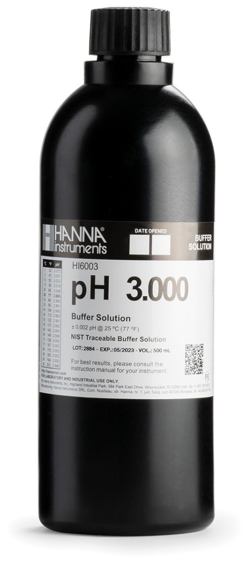 Раствор для калибровки рН 3.000 HANNA HI 6003 (500 мл)