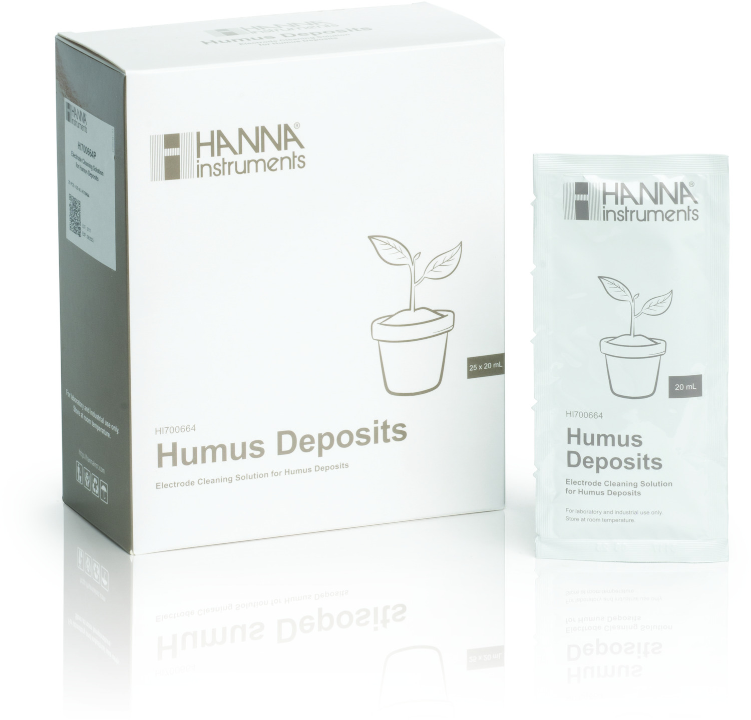 Раствор для очистки от гумуса HANNA HI 700664P (25х20 мл)