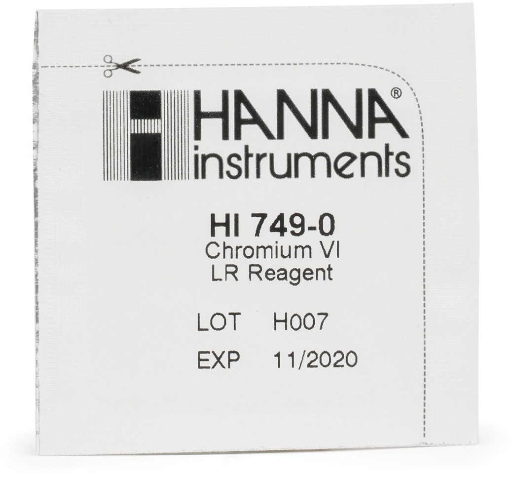 Набор реагентов на хром HANNA HI 749-25 (25 тестов)