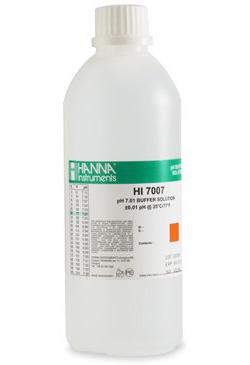 Калибровочный раствор рН 4.01 и 7.01 HANNA HI 7004L+HANNA HI 7007L (500мл) — миниатюра 2