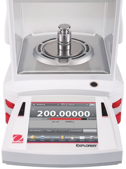 Полумикро весы Ohaus Explorer 30139512 (EX225D) (120/220 г/0.00001/0.0001 г) — миниатюра 7