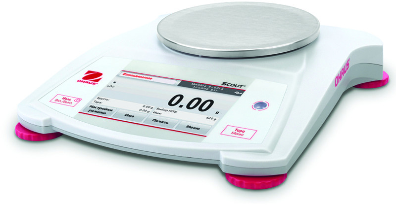 Электронные весы Ohaus Scout 30272131 (STX2202) (2200 г/0.01 г) — миниатюра 3