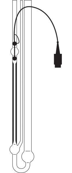 Micro-Ubbelohde (DIN) 574 10 Вискозиметр SI Analytics 285423850 (К=0.01)