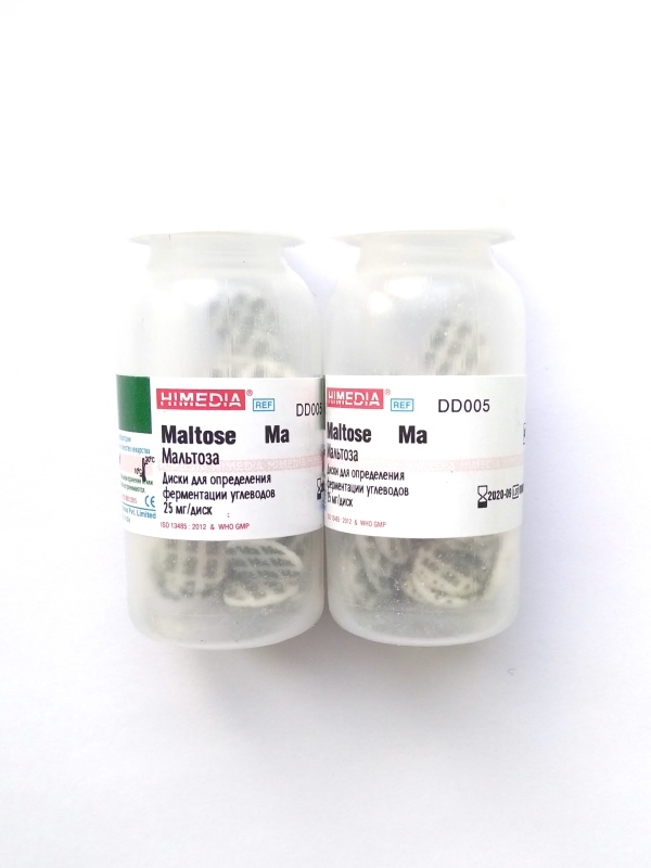 HiMedia DD005-1VL Мальтоза (1фл.х25 дисков)