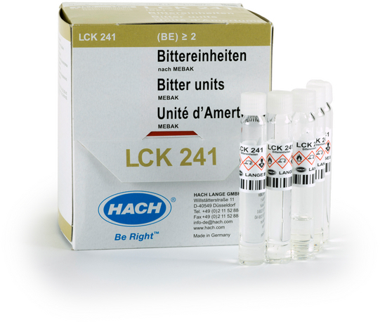 Кюветный тест на единицы горечи HACH LCK241 (25 тестов)