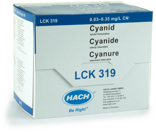 Кюветный тест на цианид HACH LCK319 (0,03–0,35мг/л, 24 шт.)