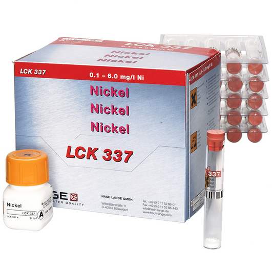 Кюветный тест на никель HACH LCK337 (0,1–6,0мг/л, 25 шт.)