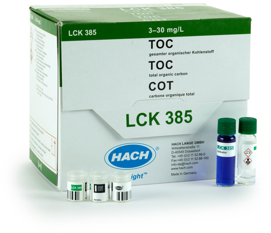 Кюветный тест на ООУ HACH LCK385 (3–30мг/л, 25 шт.) — миниатюра 2