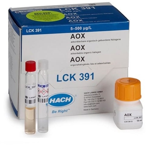 Кюветный тест на AOX HACH LCK391 (0,005-0,5 мг/л, 12 шт.)