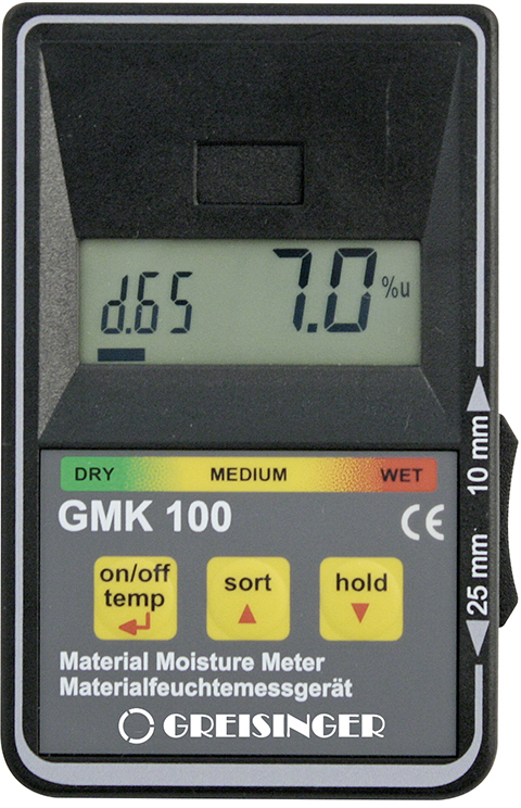 Влагомер древесных и строительных материалов GREISINGER GMK 100 (600105) (0...50%)