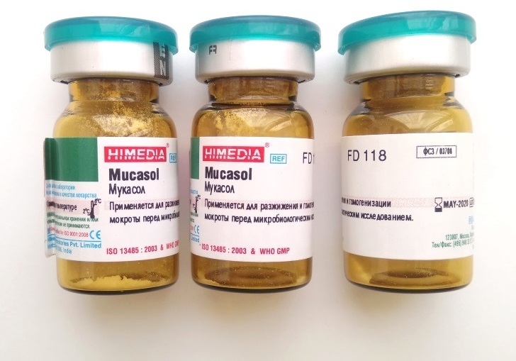 Мукасол для растворения и гомогенизации мокроты HiMedia FD118-5VL (1уп/5фл)